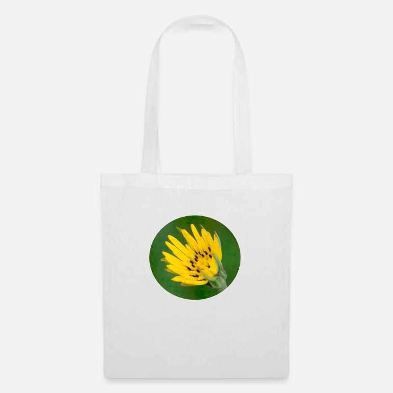 Blume - Stoffbeutel - Weiß