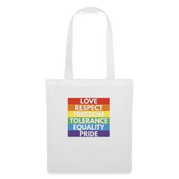 LGBTQ+ - Sac en tissu - blanc - Devant