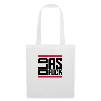 old AF Text Logo - Tote Bag - white - Front