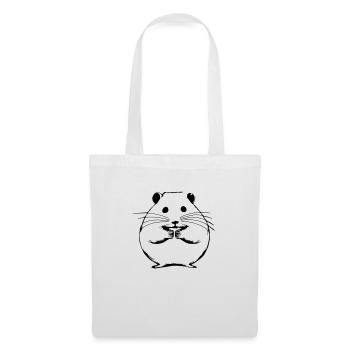 Hamster mignon animal rongeur animaux animal vecteur 10 - Sac en tissu - blanc - Devant