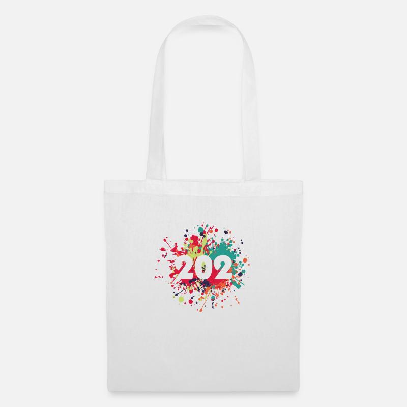 Status Mood Restful 202 Accepted Color Splash - Stoffbeutel - Weiß