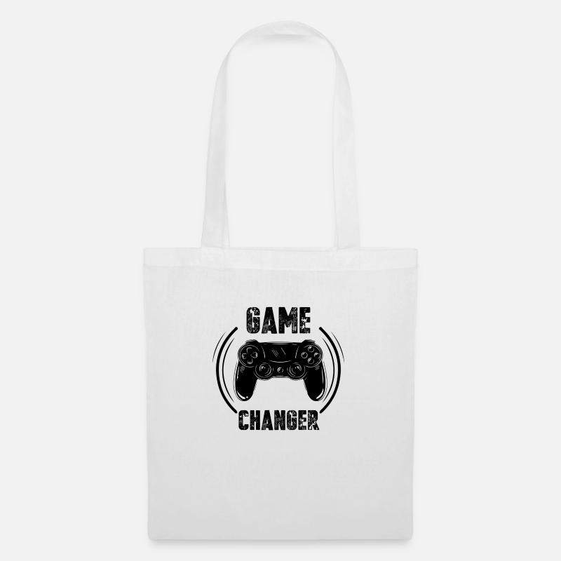 game changer - Stoffbeutel - Weiß