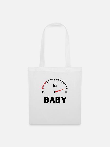 Mama Papa Baby Match T-Shirt - Stoffbeutel - Weiß