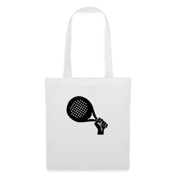 le padel - Sac en tissu - blanc - Devant