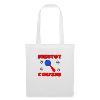 BIENTOT COUSIN - Sac en tissu - blanc - Devant