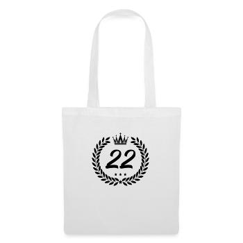 blason 22 - Sac en tissu - blanc - Devant