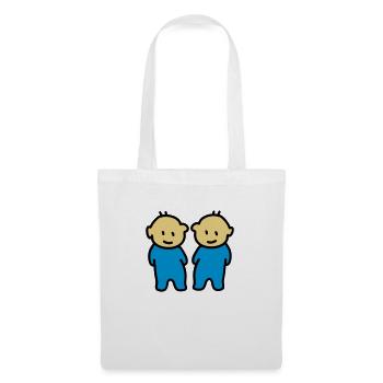Twins Twins - - Sac en tissu - blanc - Devant