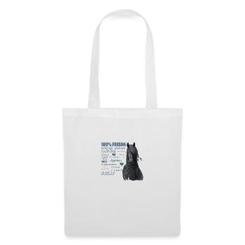 frison - Sac en tissu - blanc - Devant