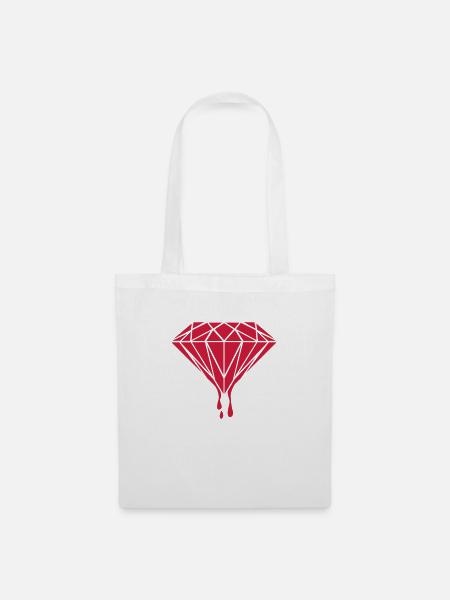 diamond - Stoffbeutel - Weiß
