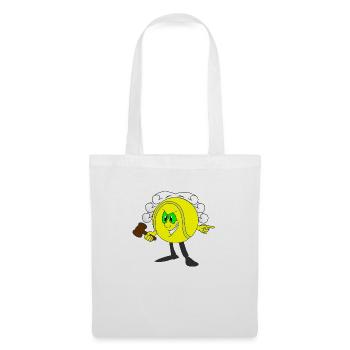 Tennis Court Referee Comic Funny Judge - Tote Bag - white - Front