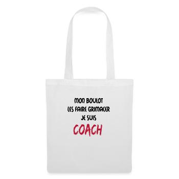 Mon boulot coach 1 - Tote Bag - white - Front