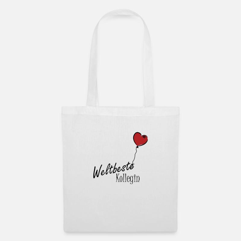 Weltbeste Kollegin - Stoffbeutel - Weiß