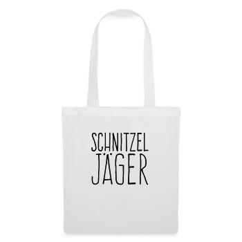 Schnitzeljäger Schnitzel Jäger - Stoffbeutel - Weiß - Vorne