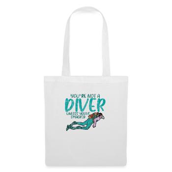 Vous n’êtes pas un plongeur à moins d’avoir frappé 2 - Sac en tissu - blanc - Devant