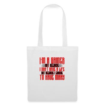 I'm A Gamer Because I Choose To Have Many Lifes 4 - Tote Bag - white - Front