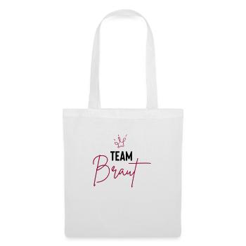 team braut - Stoffbeutel - Weiß - Vorne