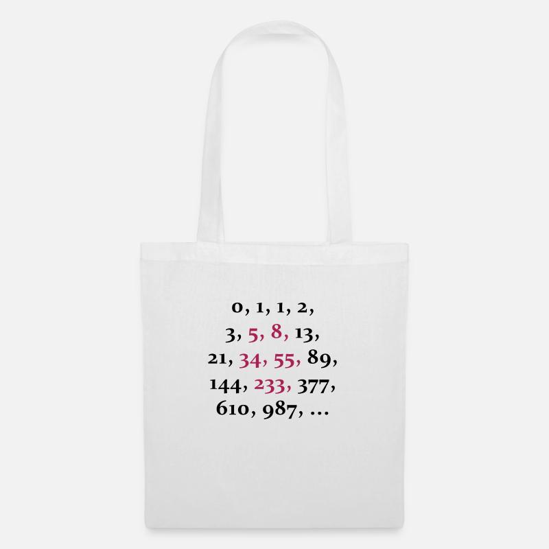 fibonacci sequence (2c) - Sac en tissu - blanc