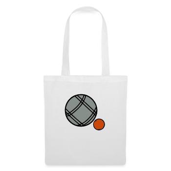 petanque boule sport17 - Sac en tissu - blanc - Devant