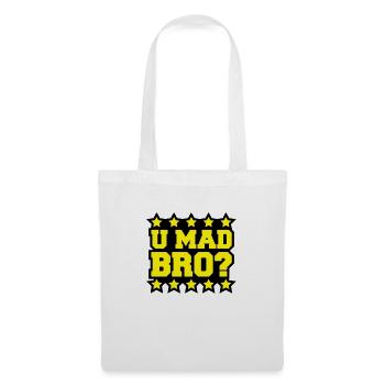 u_mad_bro_c2 - Sac en tissu - blanc - Devant