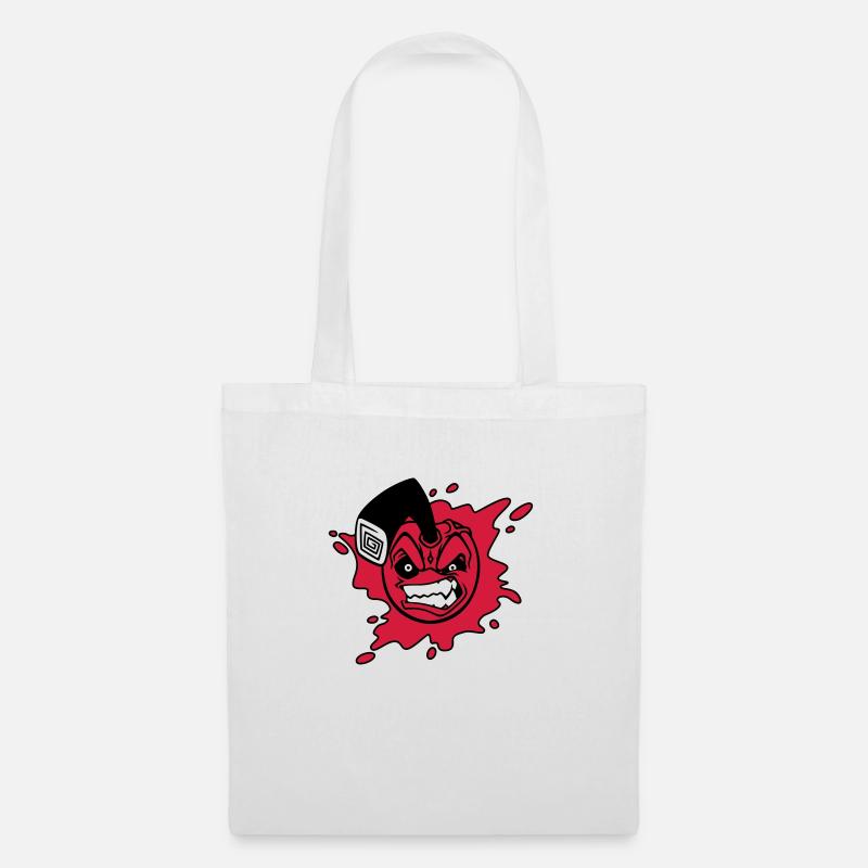 Angry cherry - Stoffbeutel - Weiß