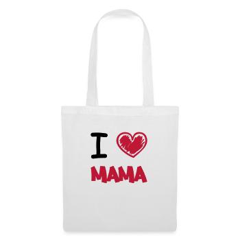 i_love_mama_2 - Stoffbeutel - Weiß - Vorne