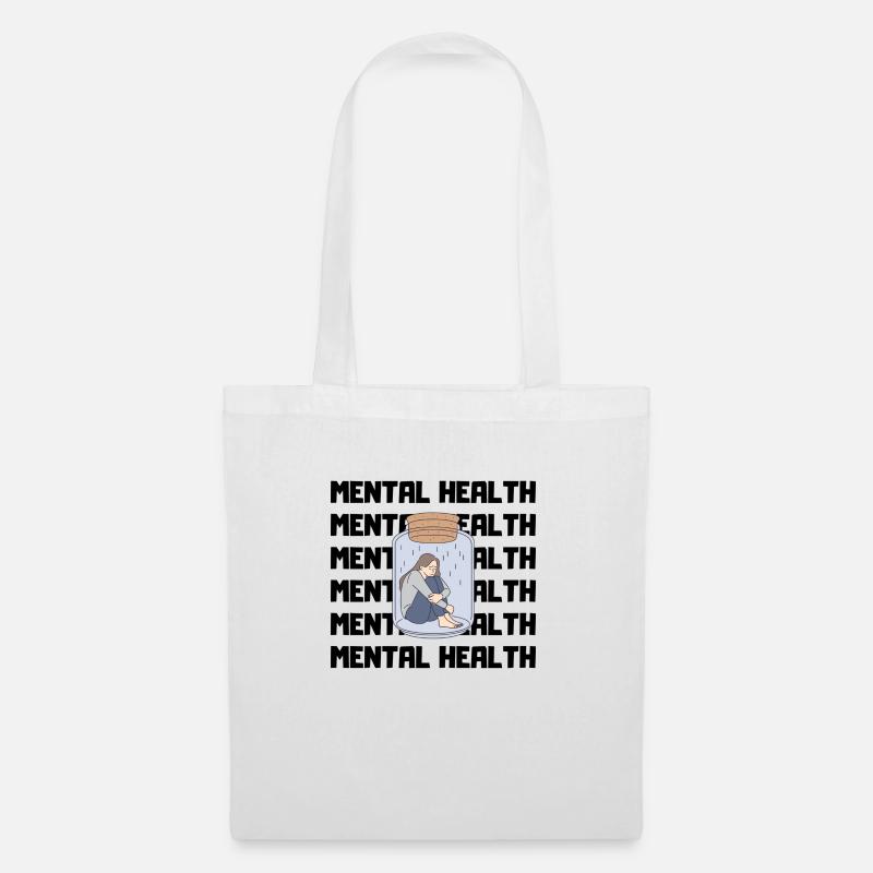Mental Health - Stoffbeutel - Weiß