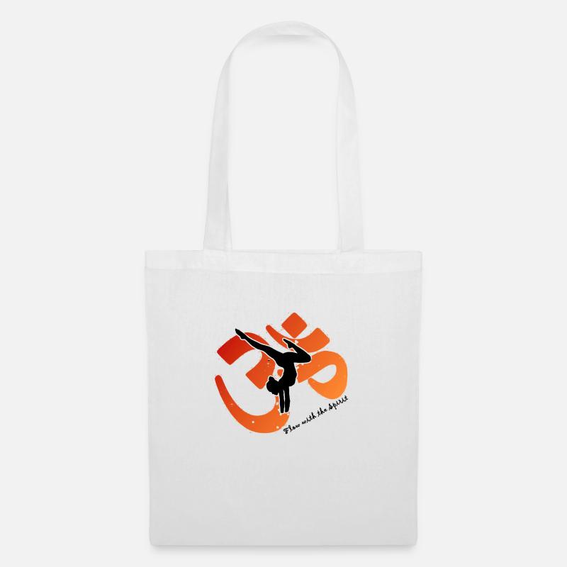 OrangeNamasté - Stoffbeutel - Weiß