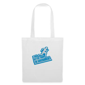 run better than government - Tote Bag - white - Front