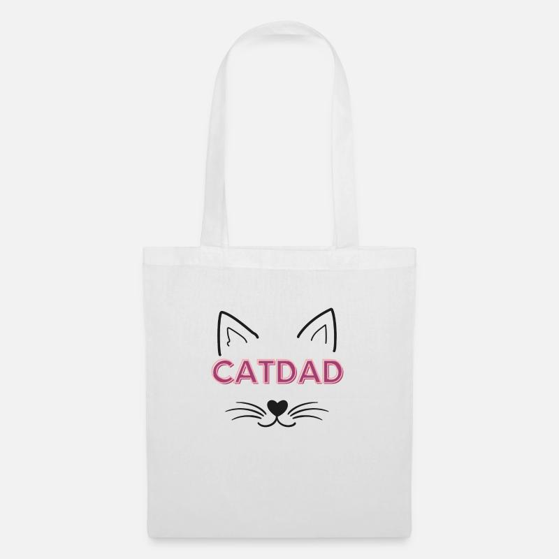 Cat Dad - Tote Bag - white