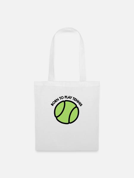 Tennis - Stoffbeutel - Weiß
