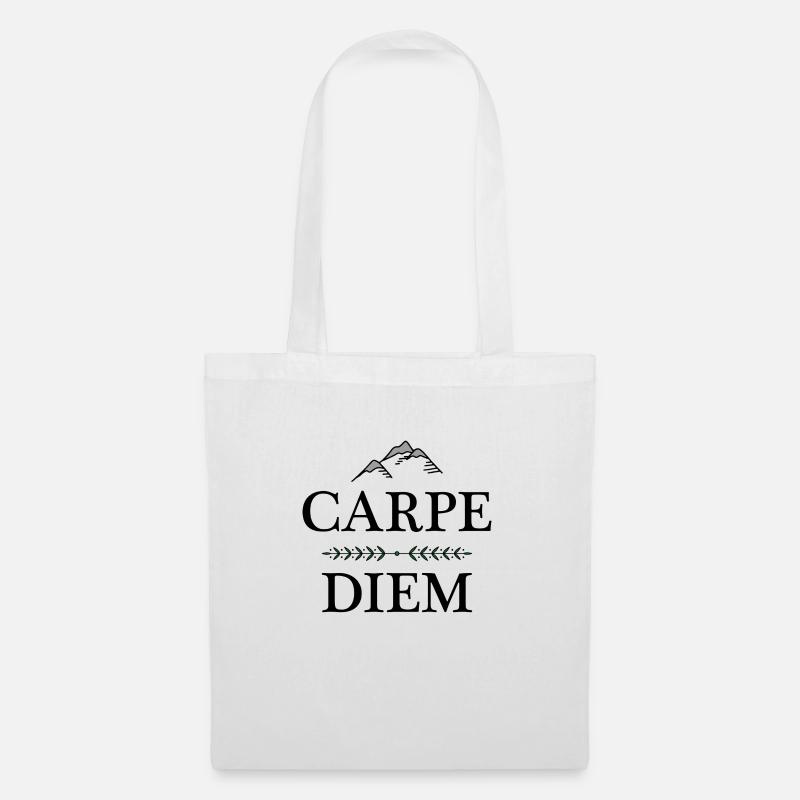 Carpe Diem - Stoffbeutel - Weiß