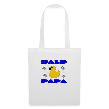 BALD PAPA - Tote Bag - white - Front