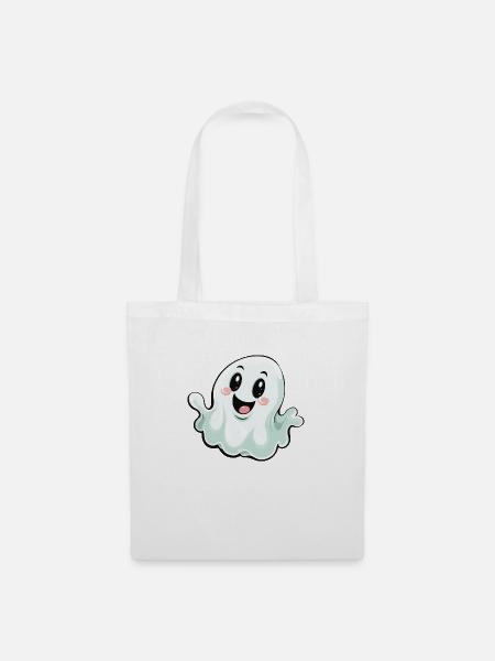 ghost funny - Stoffbeutel - Weiß