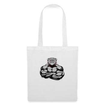 Strong Bulldog 02 - Tote Bag - white - Front