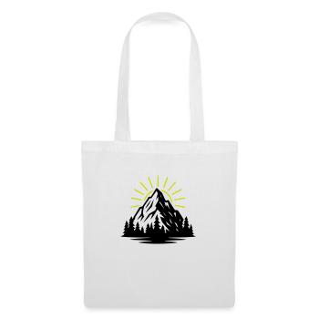Montagne Nature Soleil - Sac en tissu - blanc - Devant