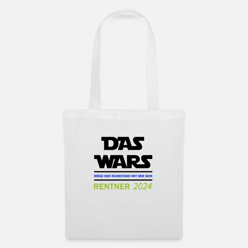 das wars rentner 2024 - Stoffbeutel - Weiß