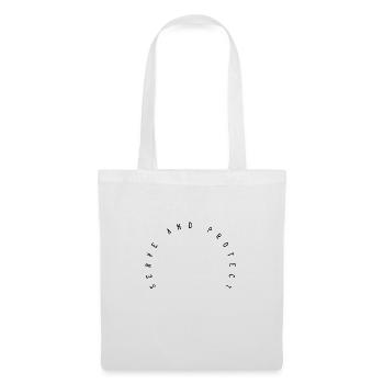 Servir et protéger - Sac en tissu - blanc - Devant