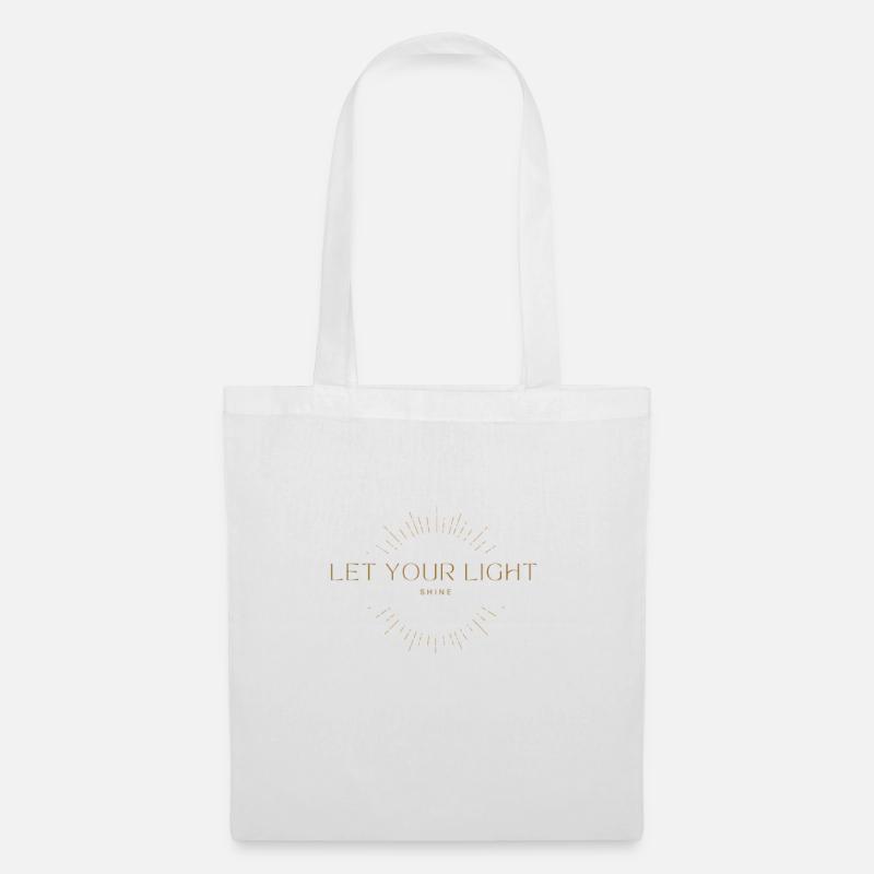 Let your light shine - Tote Bag - white