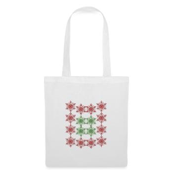 Étoiles rouges - Sac en tissu - blanc - Devant