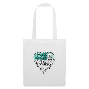 faire fondre les cœurs pas les glaciers - Sac en tissu - blanc - Devant
