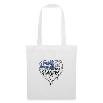 faire fondre les cœurs pas les glaciers - Sac en tissu - blanc - Devant