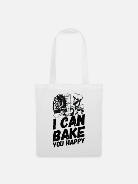 Bäcker Bäckerei Backwaren Backen - Stoffbeutel - Weiß