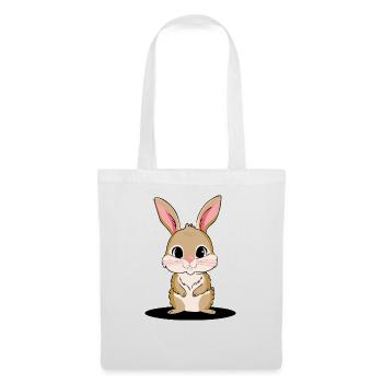 Bunny that conquers hearts - Tote Bag - white - Front