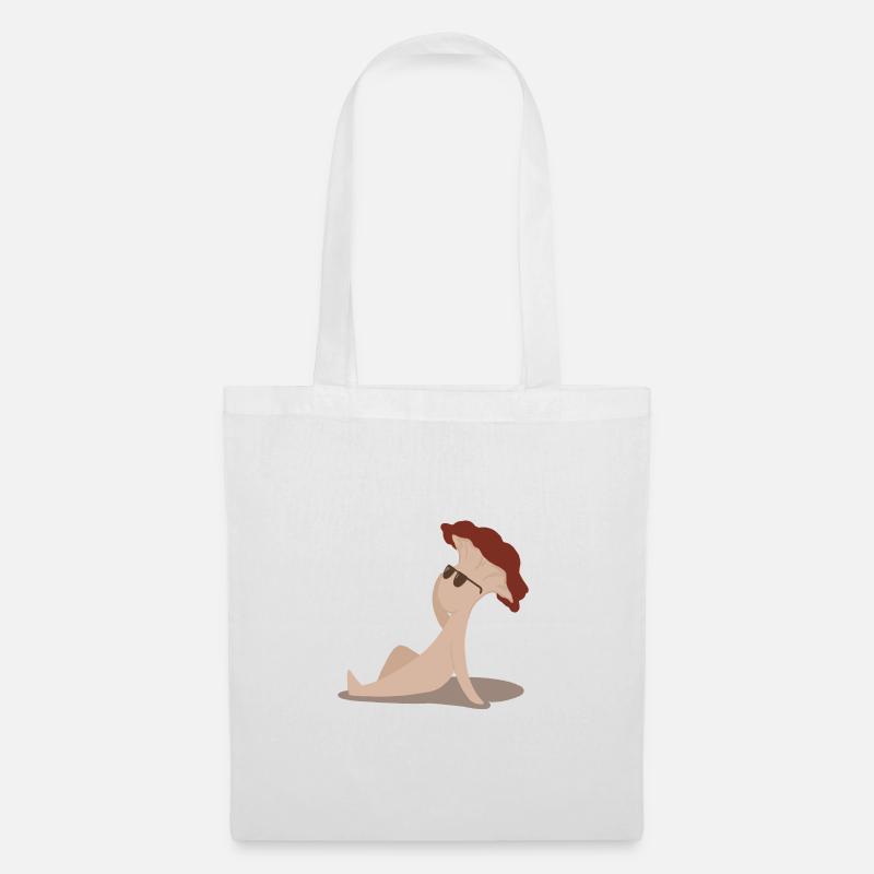 bronzette - Sac en tissu - blanc
