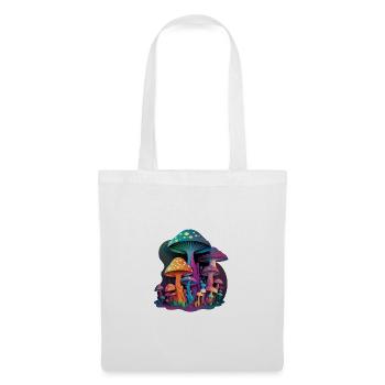 TRIPPY MUSHROOMS - Stoffbeutel - Weiß - Vorne