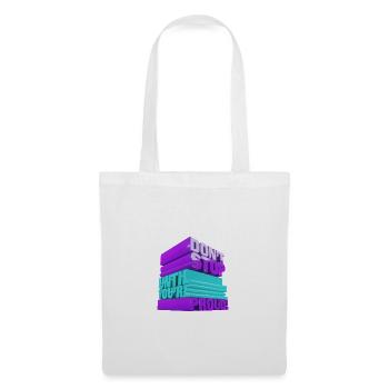Do not stop until you are proud. - Tote Bag - white - Front