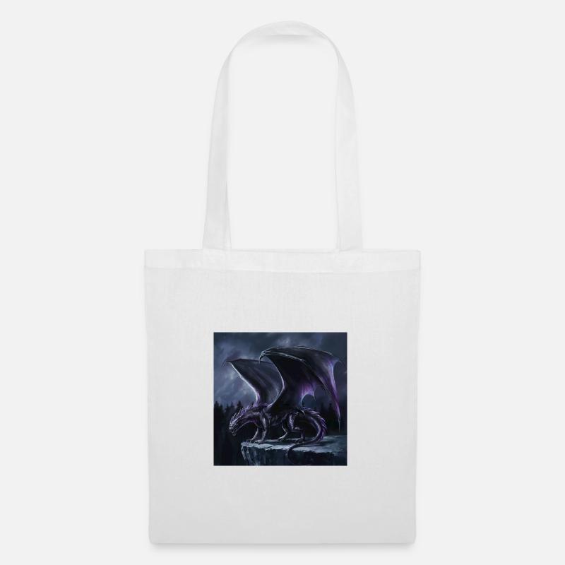 Shadow dragon - Stoffbeutel - Weiß