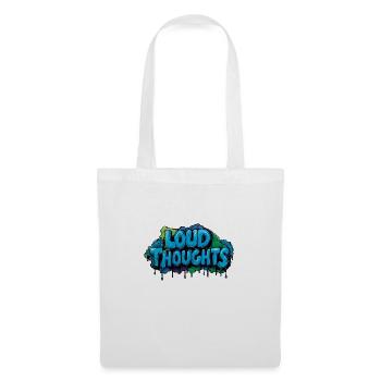 Loud Thoughts – Graffiti Lettering Design. - Tote Bag - white - Front