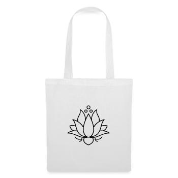 Lotusblute Buddhismus - Stoffbeutel - Weiß - Vorne