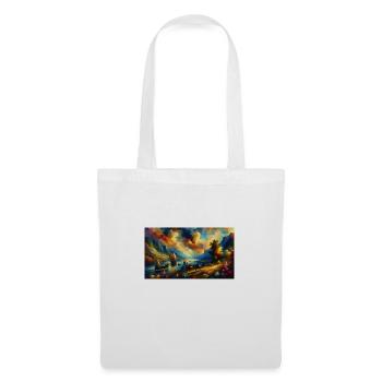 "The Storm of Emotions Unleashed" - Tote Bag - white - Front
